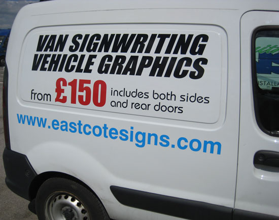 signs for vans near me